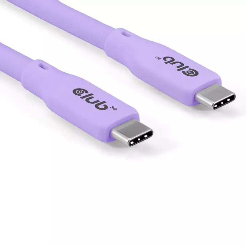 USB C cable CLUB3D CAC-3004 2m Purple