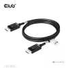 CLUB3D DisplayPort™ 2.1 Bi-Directional VESA DP80 Certified Cable 4K240Hz, 8K60Hz or 10K60Hz M/M 1.6m/5.25ft