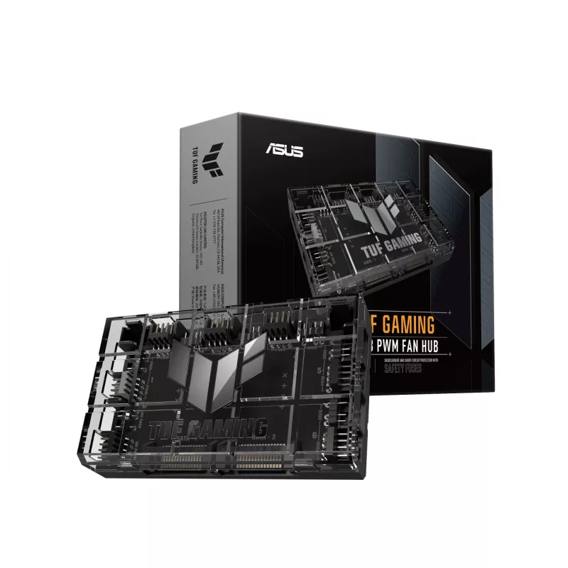 Fan controller ASUS TUF Gaming ARGB PWM Fan Hub 4-pin Black