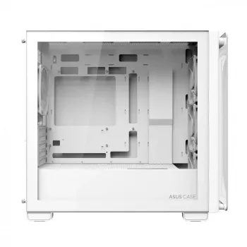 ASUS A23 PLUS TG ARGB WHITE, PC, White, micro ATX, Mini-ITX, Multi, 16.5 cm, 38 cm