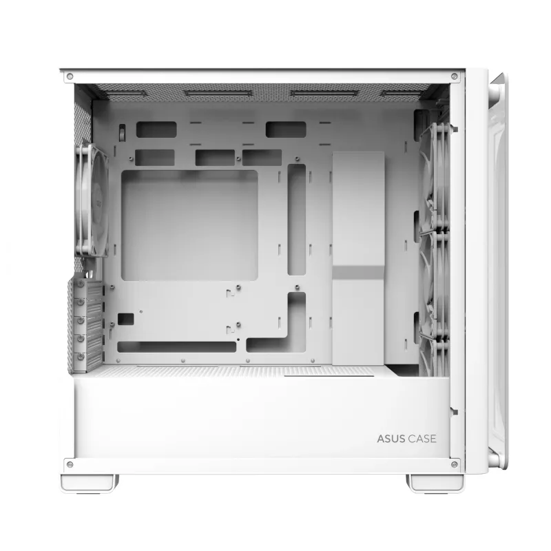 ASUS A23 PLUS TG ARGB WHITE, PC, White, micro ATX, Mini-ITX, Multi, 16.5 cm, 38 cm