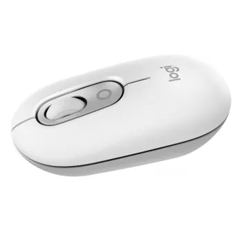 LOGITECH Pop Mouse - Customizable Emoji - Wireless - Off White