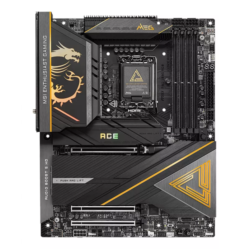 MSI MEG Z890 ACE motherboard Intel Z890 LGA 1851 (Socket V1) ATX