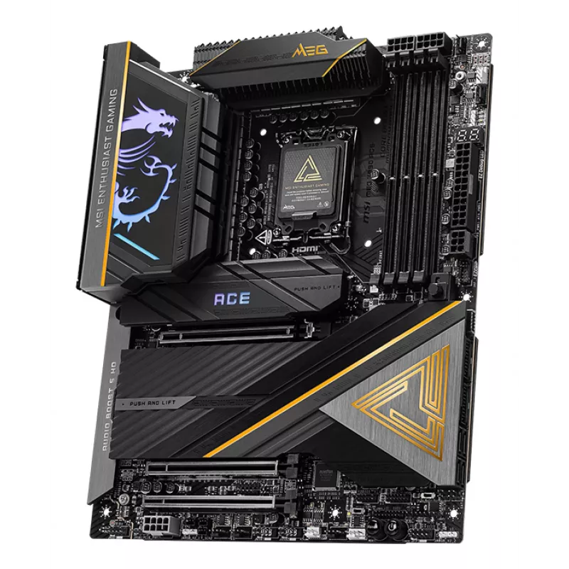 MSI MEG Z890 ACE motherboard Intel Z890 LGA 1851 (Socket V1) ATX