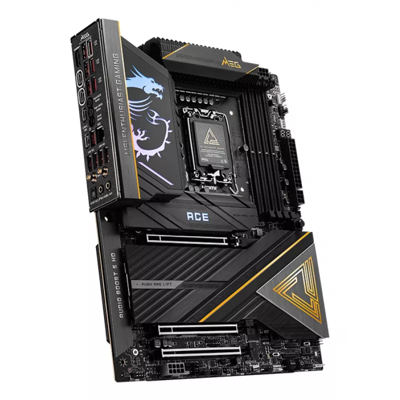 MSI MEG Z890 ACE motherboard Intel Z890 LGA 1851 (Socket V1) ATX