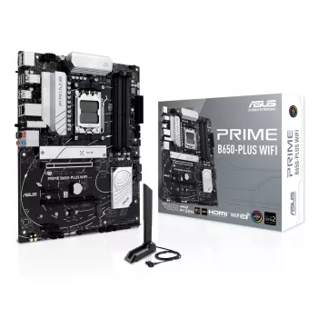 Motherboard ASUS PRIME B650-PLUS WIFI ATX — AMD B650, Socket AM5, DDR5, 4 DIMM, 192 GB, Wi‑Fi 6E, 2.5Gb LAN