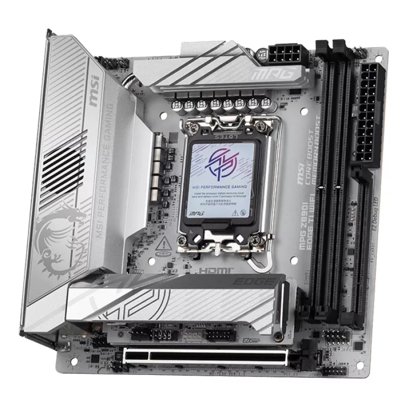 MSI MPG Z890I EDGE TI WIFI motherboard Intel Z890 LGA 1851 (Socket V1) mini ITX