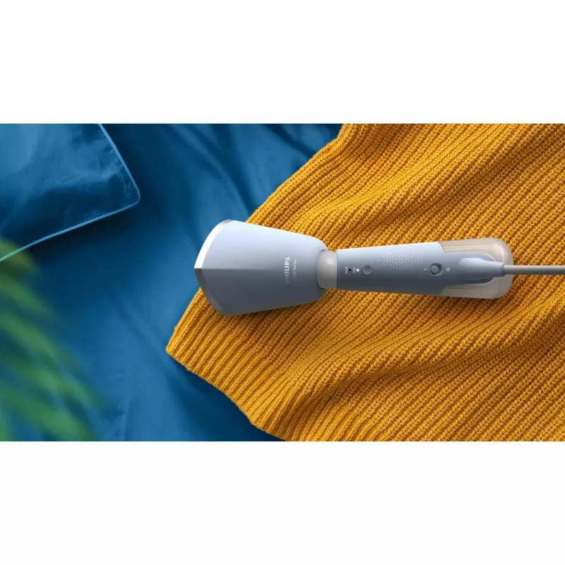 Philips 5000 series Handheld Steamer, Handheld garment steamer, 0.12 L, 0.58 min, Blue, Light Blue, 24 g/min