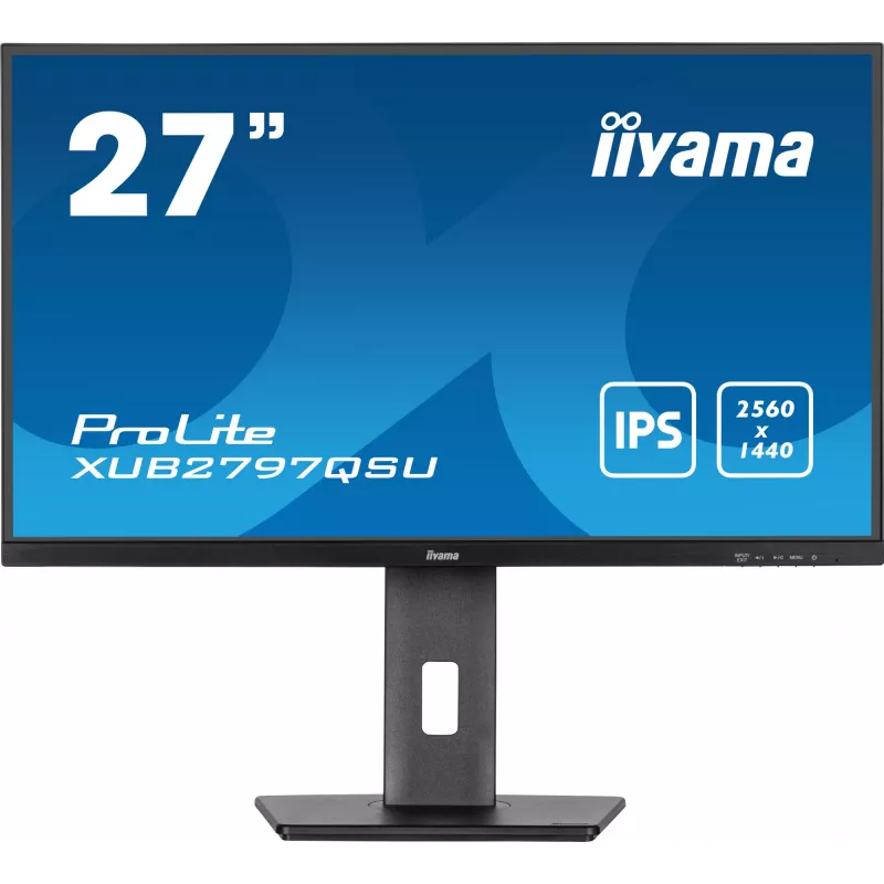 iiyama ProLite XUB2797QSU-B2 computer monitor 68.6 cm (27 inch) 2560 x 1440 pixels Quad HD LED Black
