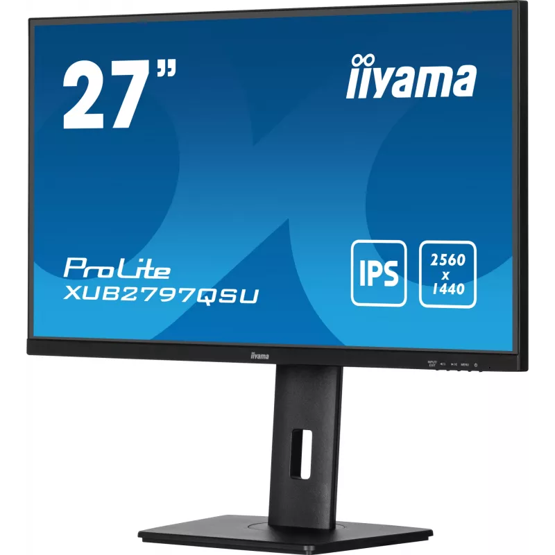 iiyama ProLite XUB2797QSU-B2 computer monitor 68.6 cm (27 inch) 2560 x 1440 pixels Quad HD LED Black
