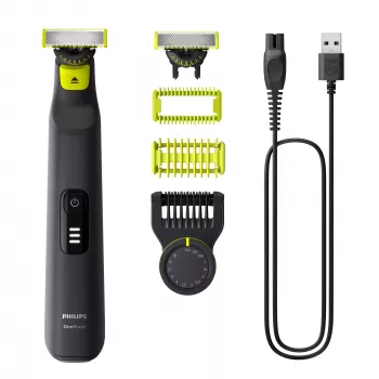 Shaver Philips OneBlade Pro 360 QP6542/15 — Face & Body, Li-Ion, 90 min, 0.4–10 mm, 14 steps, Wet & Dry