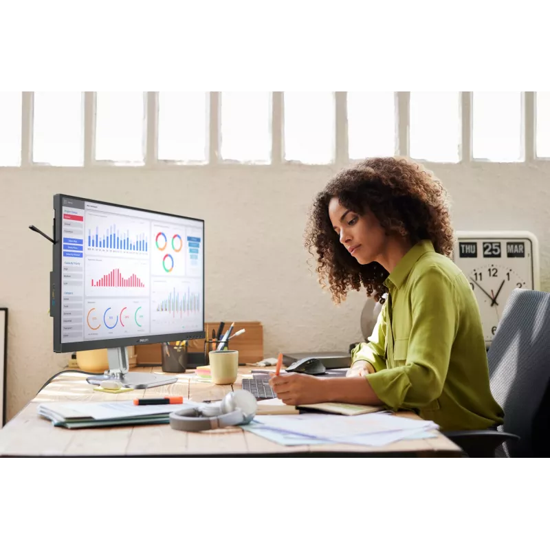 Philips 5000 series 27B2G5200/00 computer monitor 68.6 cm (27 inch) 1920 x 1080 pixels Full HD LCD Anthracite