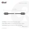 USB Type-C cable CLUB3D CAC-1570 1.2m — 80Gbps, 240W, supports 8K@240Hz, black