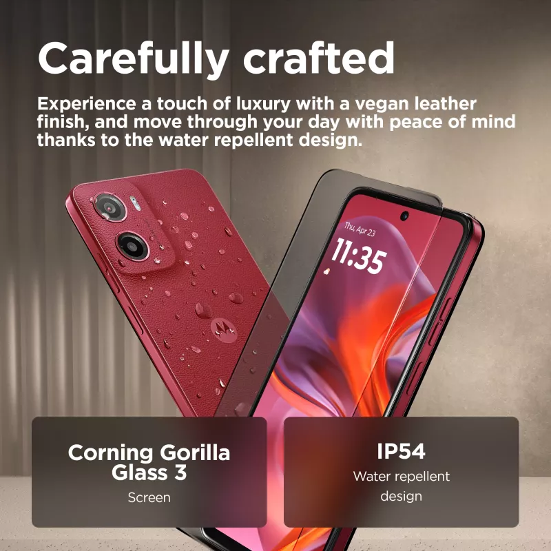 Motorola moto g05 16.9 cm (6.67 inch) Dual SIM Android 15 4G USB Type-C 4 GB 64 GB 5200 mAh Red