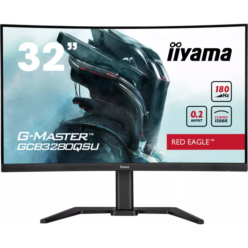 iiyama G-MASTER GCB3280QSU-B2 computer monitor 80 cm (31.5 inch) 2560 x 1440 pixels Dual QHD LED Black
