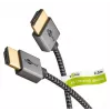 Goobay HDMI Cable 2m Type A Male to Male 18 Gbit/s Grey