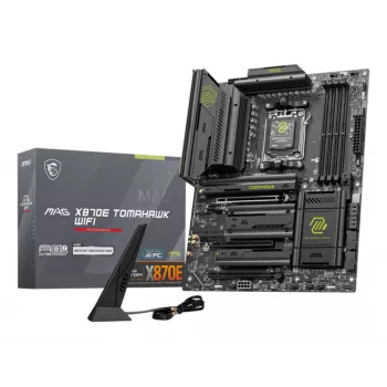 Motherboard MSI MAG X870E TOMAHAWK WIFI — AMD X870E, Socket AM5, ATX, 4x DDR5 DIMM, 4x M.2, Wi‑Fi, 5Gb Ethernet