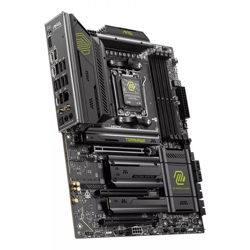Motherboard MSI MAG X870E TOMAHAWK WIFI — AMD X870E, Socket AM5, ATX, 4x DDR5 DIMM, 4x M.2, Wi‑Fi, 5Gb Ethernet