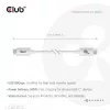 CLUB3D USB 80Gbps Certified 240W 8K240Hz Type-C® 1.2m / 3.94ft Black Cable