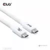 CLUB3D USB 80Gbps Certified 240W 8K240Hz Type-C® 1.2m / 3.94ft Black Cable