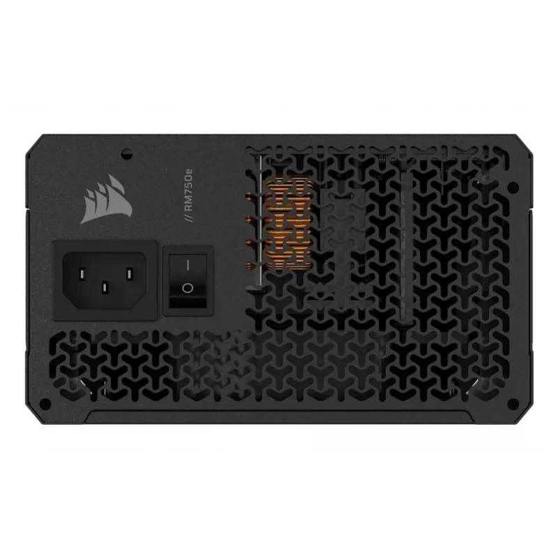 Power supply CORSAIR RM750e 750 W ATX 3.1 80 PLUS Gold fully-modular, 24-pin, 120 mm fan, 6×SATA, 2×PCIe (6+2), 2×PATA