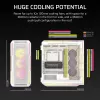 CORSAIR Pc Case - Geh Midi 5000t Lx Rgb(tempered Glass)white