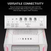CORSAIR Pc Case - Geh Midi 5000t Lx Rgb(tempered Glass)white