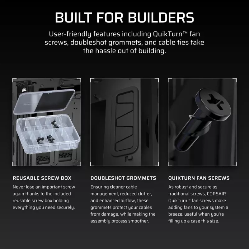 CORSAIR Pc Case - Icue Link 5000t Lx RGB Mid-tower High-performance