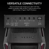 CORSAIR Pc Case - Icue Link 5000t Lx RGB Mid-tower High-performance