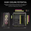 CORSAIR Pc Case - Icue Link 5000t Lx RGB Mid-tower High-performance