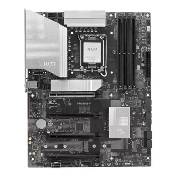 Motherboard MSI PRO B860-P — Intel B860, LGA 1851, ATX, DDR5, 4 DIMM, 3×M.2, 5Gb LAN, HDMI 2.1