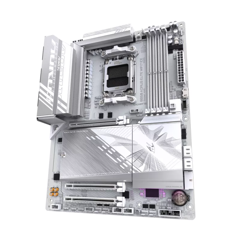 Motherboard GIGABYTE B850 AORUS ELITE WIFI7 ICE, B850, AM5, ATX
