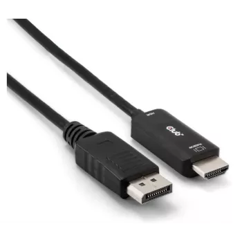 CLUB3D CAC-1083 DisplayPort cable 2 m HDMI Type D (Micro) Black