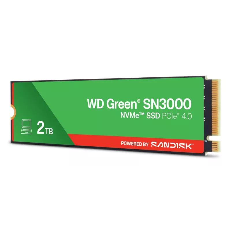 WESTERN DIGITAL SSD - WD Green SN3000 NVMe - 500GB - Pci-e Gen4 x4 - M.2 2280