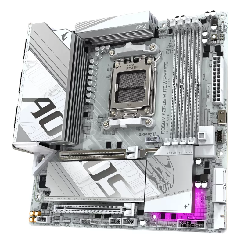 Motherboard GIGABYTE B850M AORUS ELITE WIFI6E, AMD B850, Socket AM5, Micro ATX