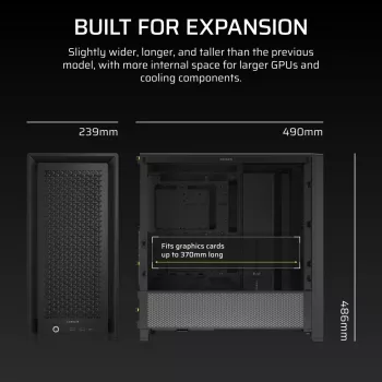 CORSAIR Mid-tower Geh Midi Frame 4000d Black