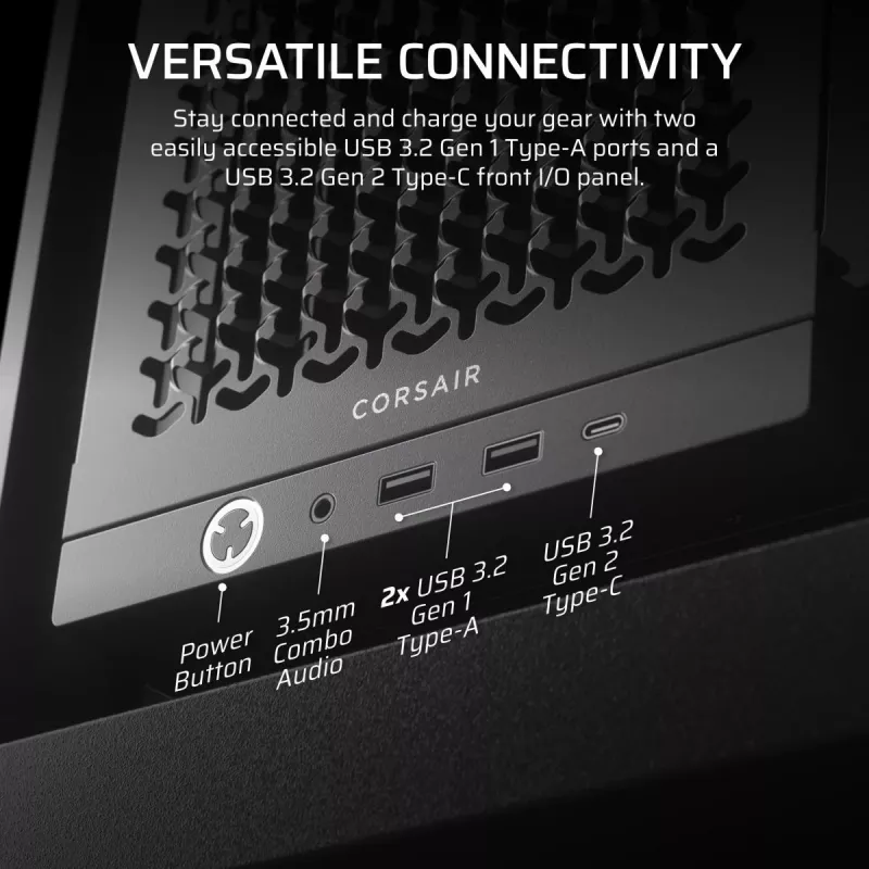CORSAIR Mid-tower Geh Midi Frame 4000d Black