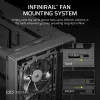 PC case CORSAIR FRAME 4000D RS Midi Tower — black, EATX support, tempered glass, USB-C, 3x120mm front fans
