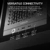 PC case CORSAIR FRAME 4000D RS Midi Tower — black, EATX support, tempered glass, USB-C, 3x120mm front fans