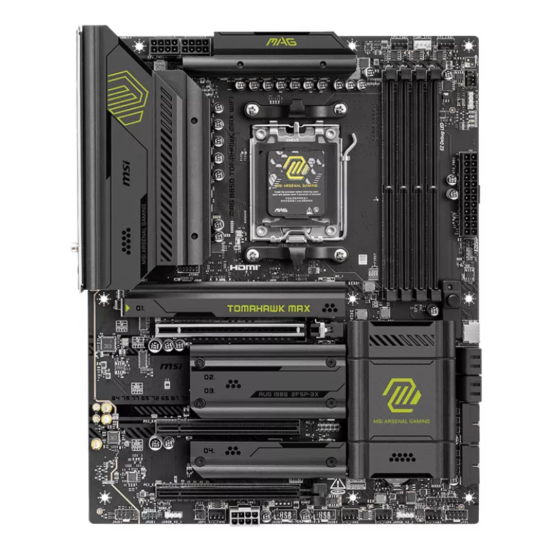 Motherboard MSI MAG B850 TOMAHAWK MAX WIFI — AMD B850, Socket AM5, ATX, DDR5, 4×M.2, Wi‑Fi 7, 5Gb LAN, 7.1 Audio