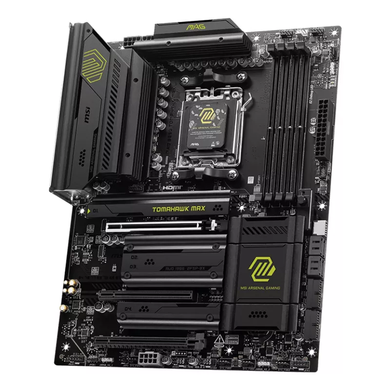 Motherboard MSI MAG B850 TOMAHAWK MAX WIFI — AMD B850, Socket AM5, ATX, DDR5, 4×M.2, Wi‑Fi 7, 5Gb LAN, 7.1 Audio