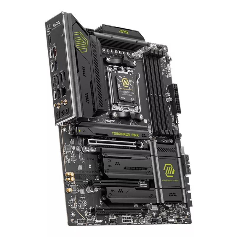 Motherboard MSI MAG B850 TOMAHAWK MAX WIFI — AMD B850, Socket AM5, ATX, DDR5, 4×M.2, Wi‑Fi 7, 5Gb LAN, 7.1 Audio