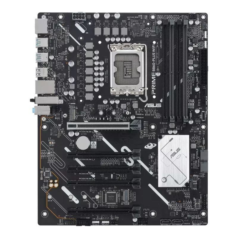 Motherboard ASUS PRIME B860-PLUS WIFI — Intel B860, LGA 1851, ATX, DDR5, 4 DIMM, Wi‑Fi 6E, 2.5Gb LAN, Bluetooth 5.3