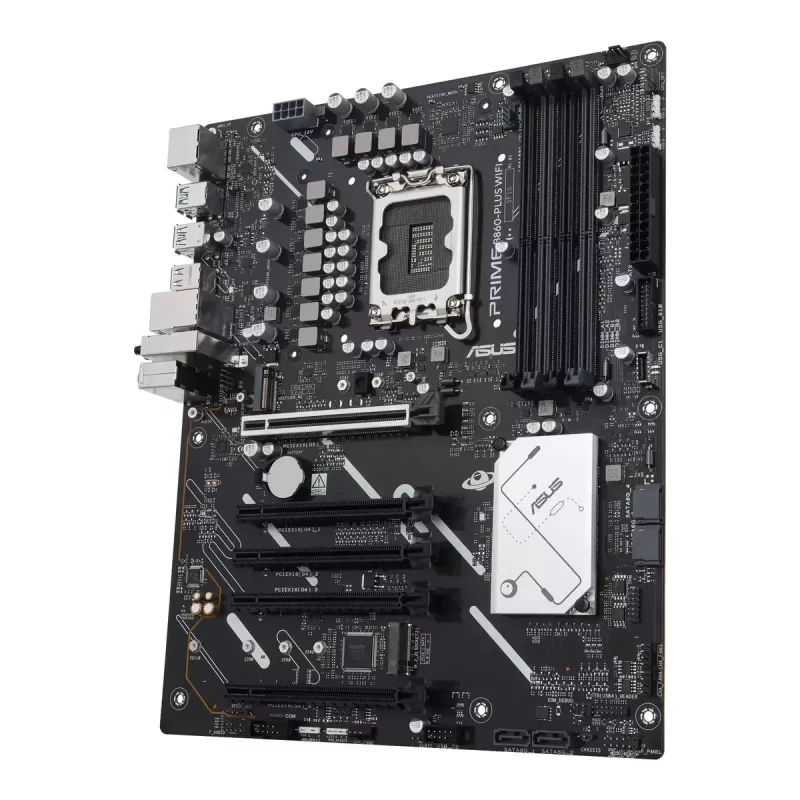 Motherboard ASUS PRIME B860-PLUS WIFI — Intel B860, LGA 1851, ATX, DDR5, 4 DIMM, Wi‑Fi 6E, 2.5Gb LAN, Bluetooth 5.3