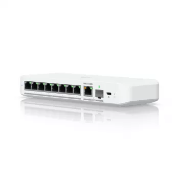 Managed switch UBIQUITI UniFi Flex 2.5G USW-FLEX-2.5G-8 — 8× 2.5G RJ‑45, 1× 10G SFP+, L2, 60 Gbps