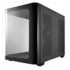 FSP S380-BA Case Mini Tower mITX, mATX Black ARGB, Micro Tower, PC, Black, micro ATX, Mini-ITX, SPCC, Tempered glass, Gaming
