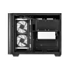 FSP S380-BA Case Mini Tower mITX, mATX Black ARGB, Micro Tower, PC, Black, micro ATX, Mini-ITX, SPCC, Tempered glass, Gaming