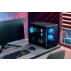 FSP S380-BA Case Mini Tower mITX, mATX Black ARGB, Micro Tower, PC, Black, micro ATX, Mini-ITX, SPCC, Tempered glass, Gaming