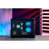 FSP S380-BA Case Mini Tower mITX, mATX Black ARGB, Micro Tower, PC, Black, micro ATX, Mini-ITX, SPCC, Tempered glass, Gaming