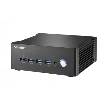 Shuttle Nano PC NA10H7, AMD Ryzen™ 7-8845HS APU, Radeon780M , 2xHDMI, 2xUSB-C 4.0(DP), 2x2.5Gbit LAN, 24/7 permanent operation, incl. VESA